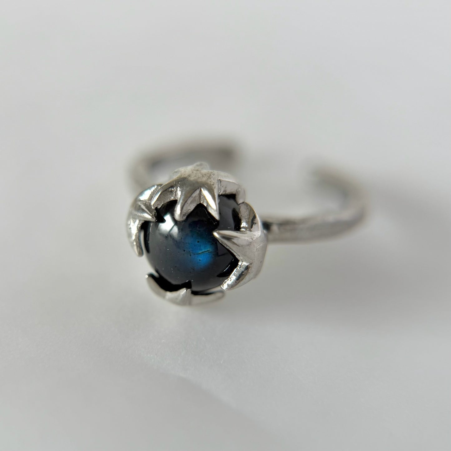 [ dark labradorite ] luce ring silver
