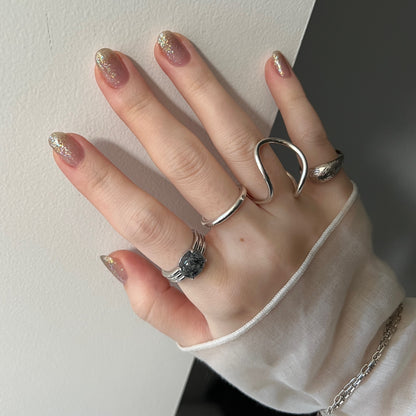 [ aventurine quartz ] trois silver