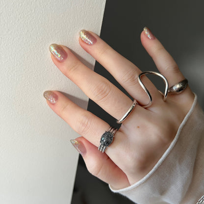 [ aventurine quartz ] trois silver