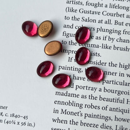 [ ruby glass ] trois silver