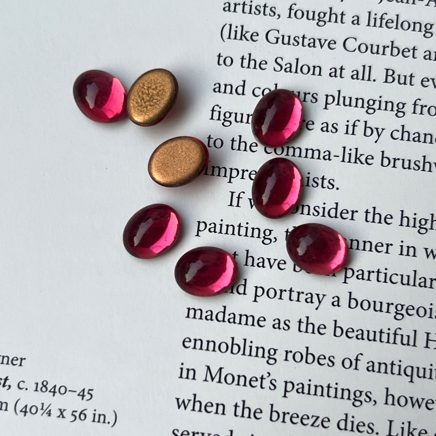 [ ruby glass ] trois gold