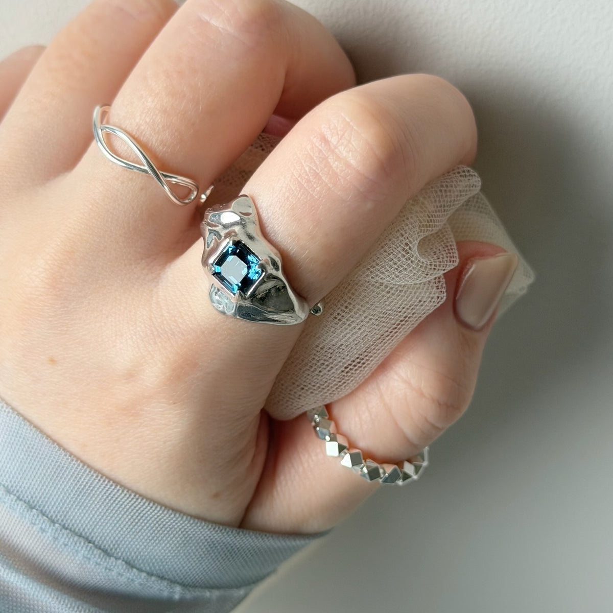 【melt ring (montana) 】3 rings set (01)