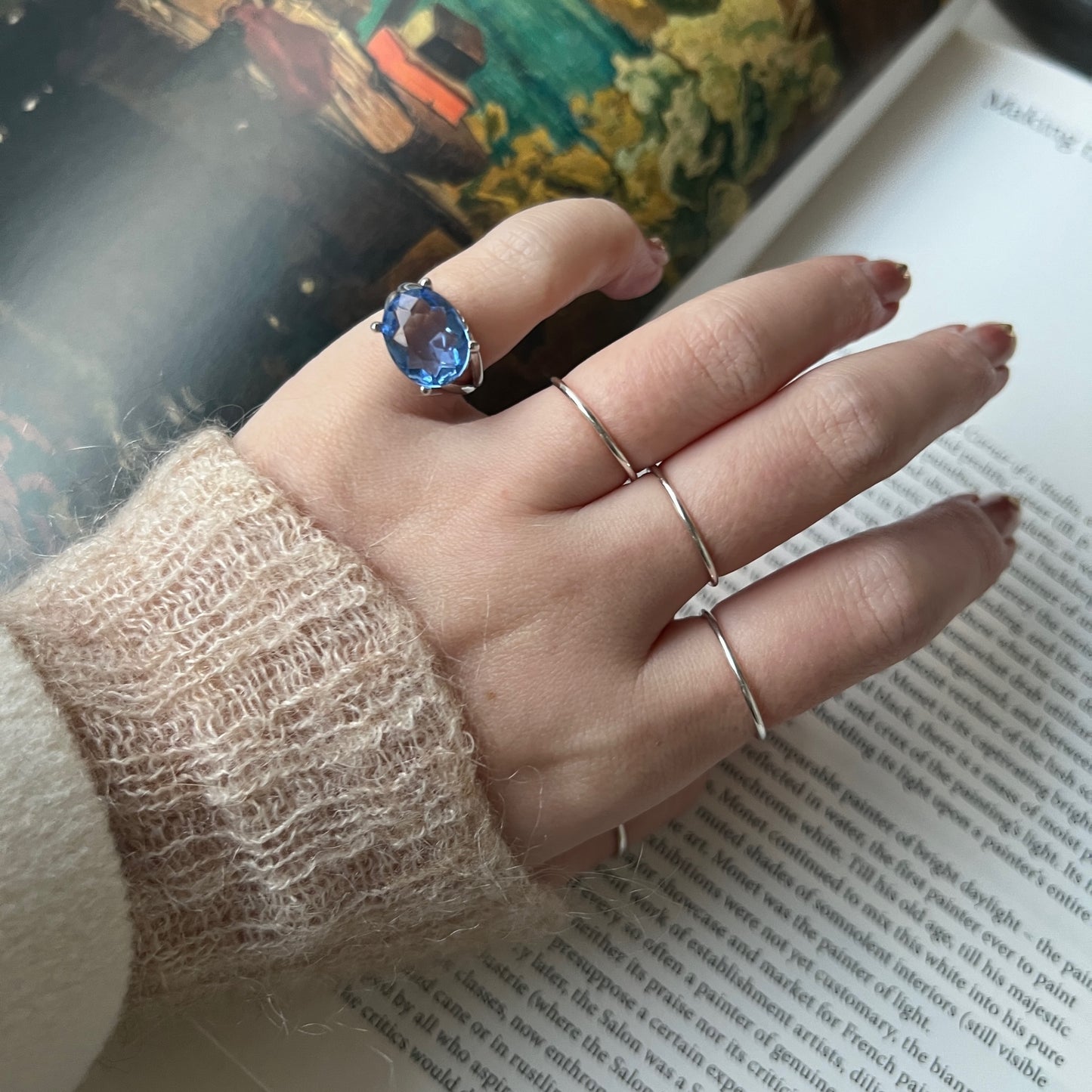 [ frozen glass ] reine -pinky silver