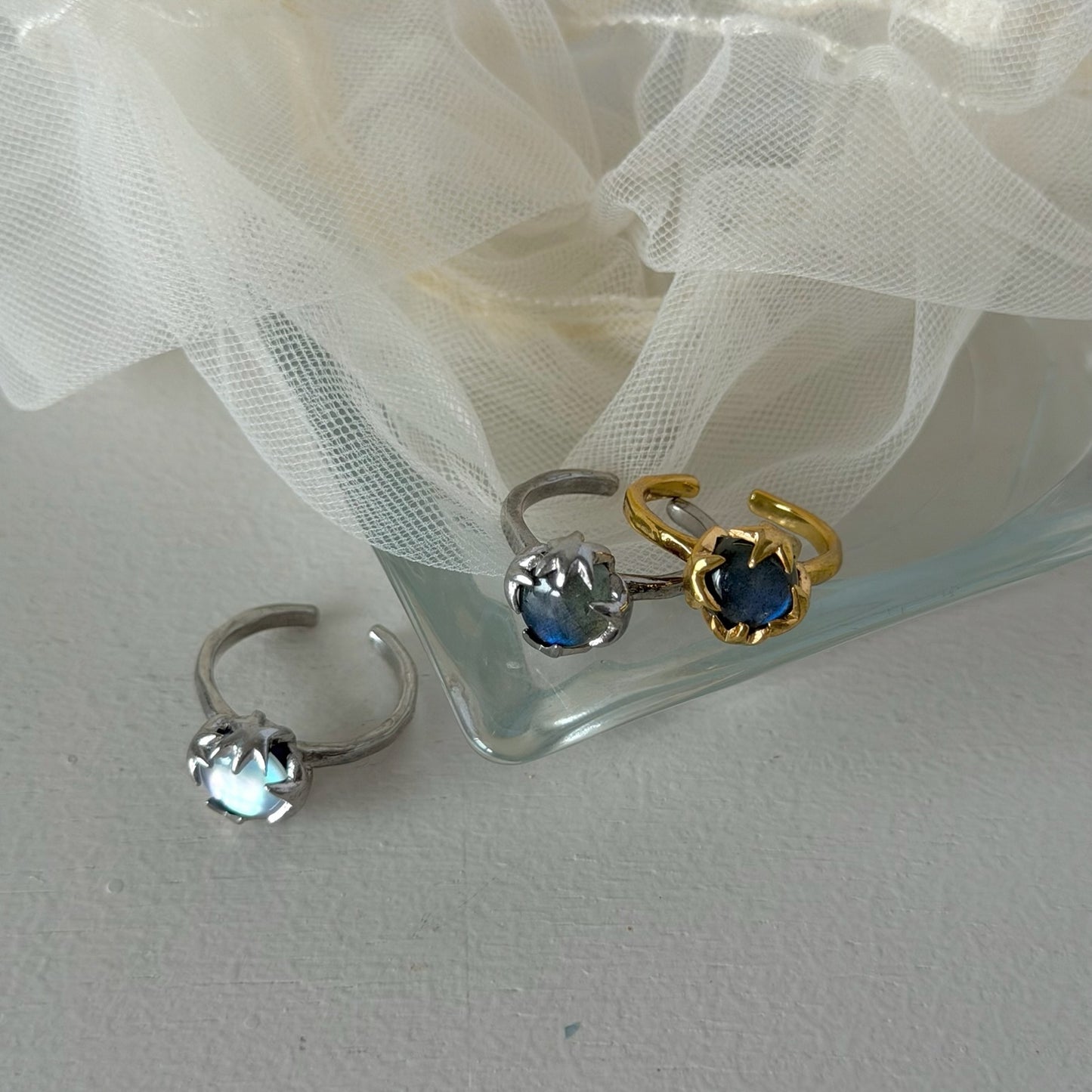 [ labradorite ] luce ring silver