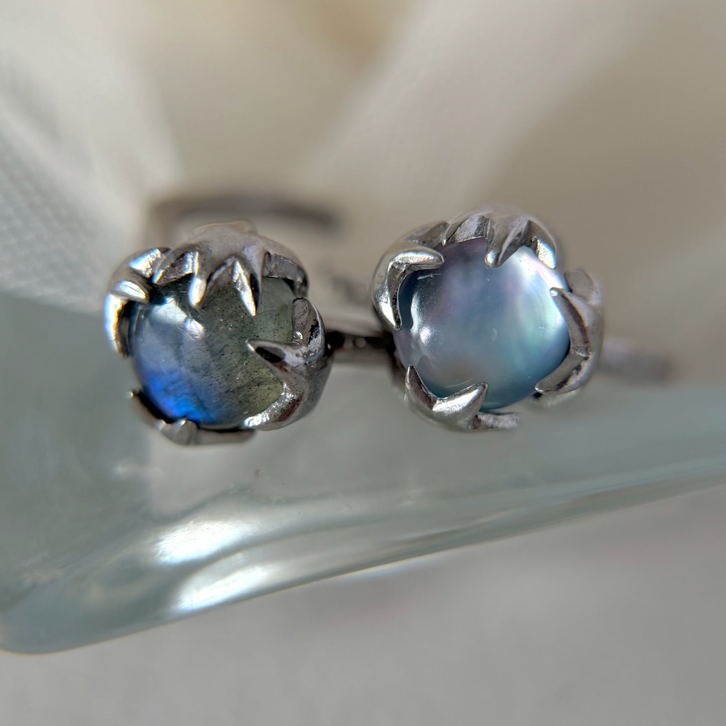 [ labradorite ] luce ring silver