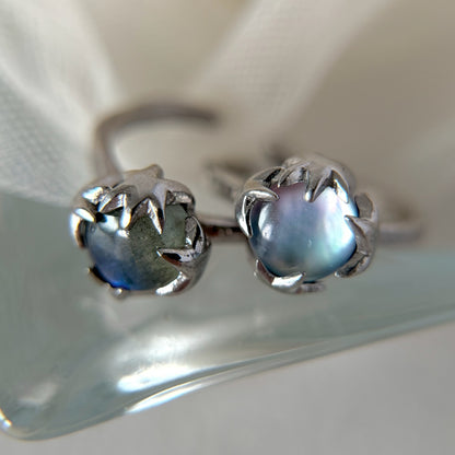 [ labradorite ] luce ring silver