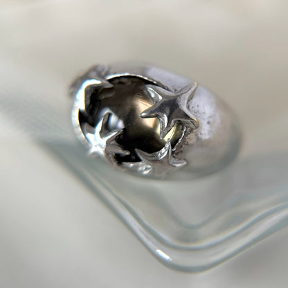 [ moss gray ] twinkle ring silver
