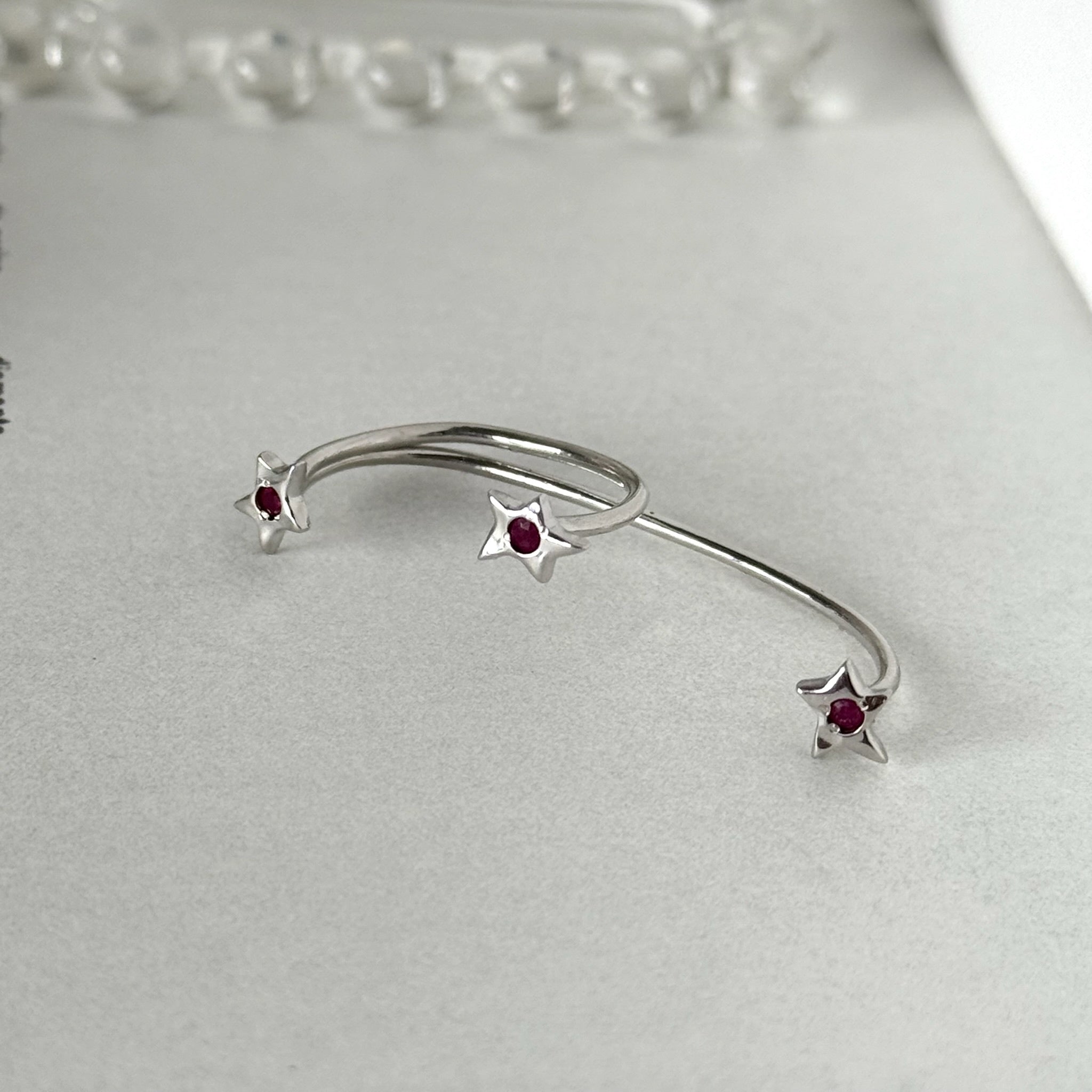 [ ruby ] orion ring silver [ free size ] – POMUM&ARTS