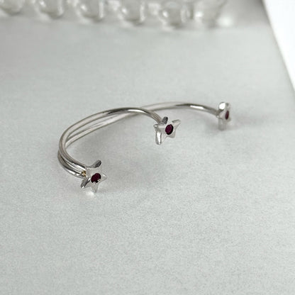 [ ruby ] orion ring silver