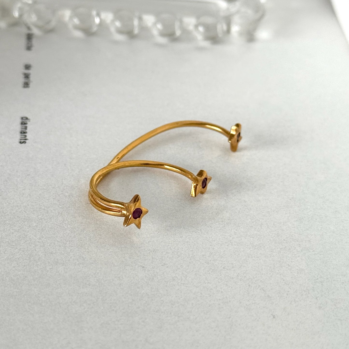 [ ruby ] orion ring gold