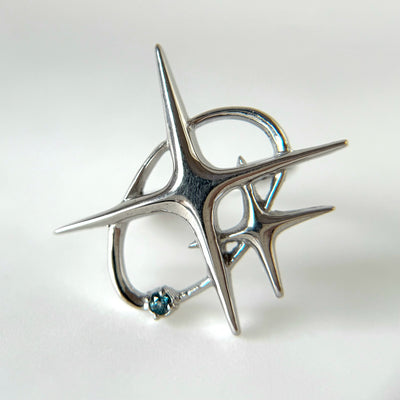 [ london blue topaz ] future ring silver