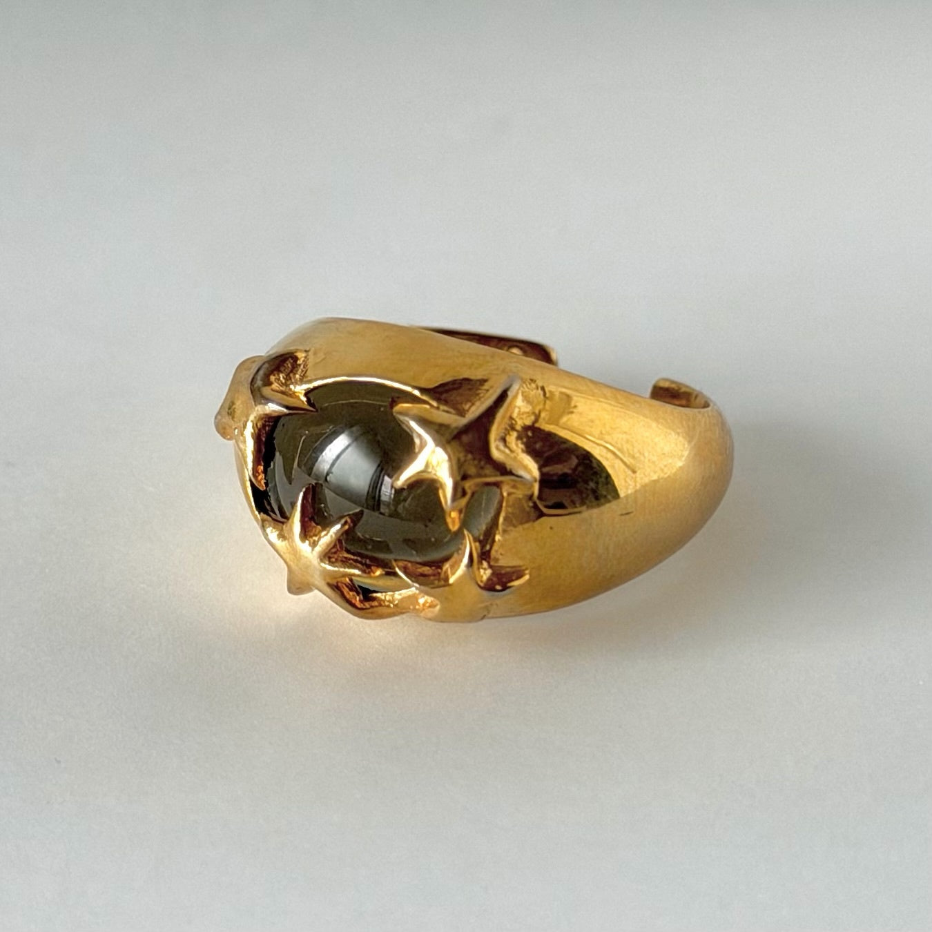 [ moss gray ] twinkle ring gold
