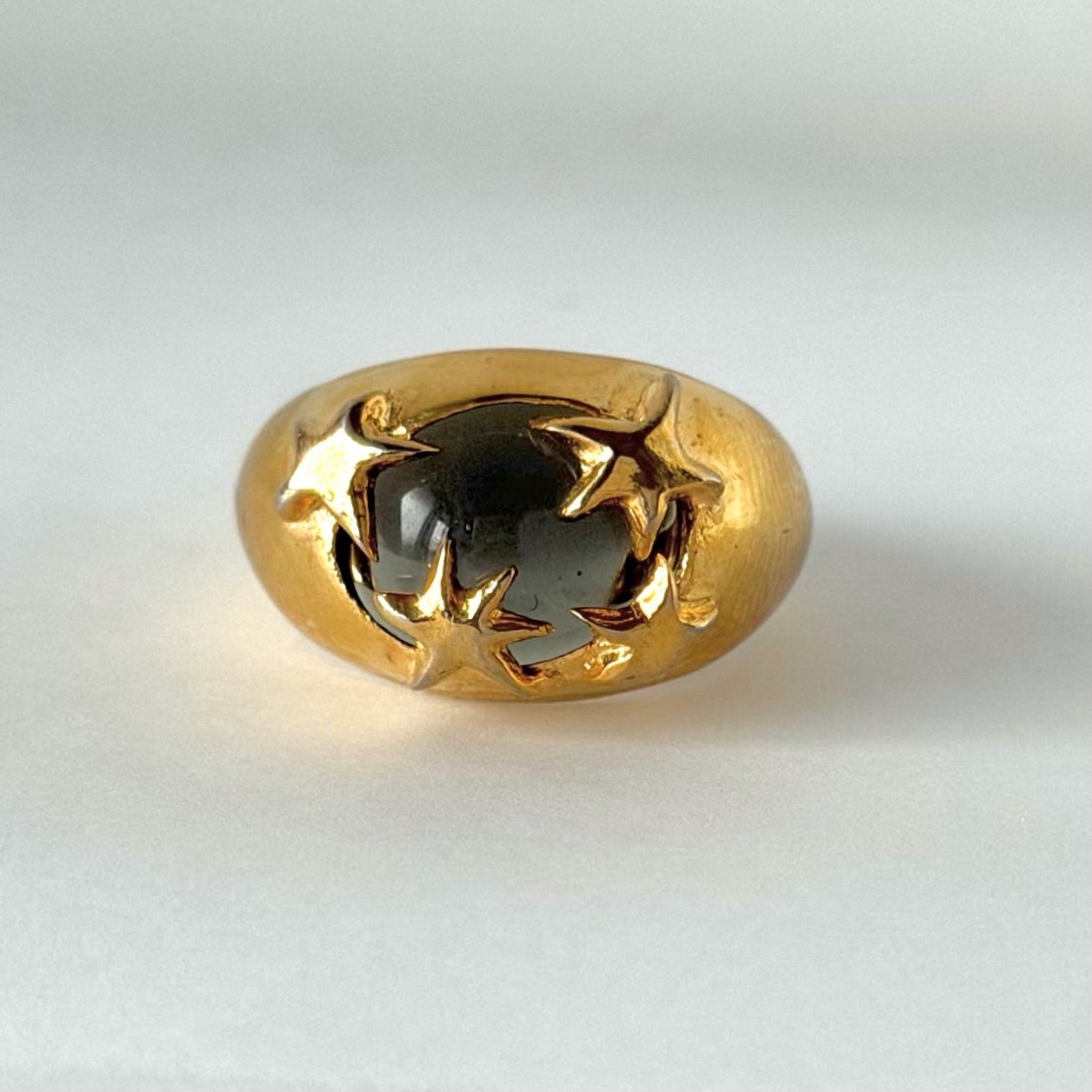 [ moss gray ] twinkle ring gold