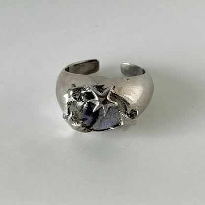 [ blue labradorite ] twinkle ring silver