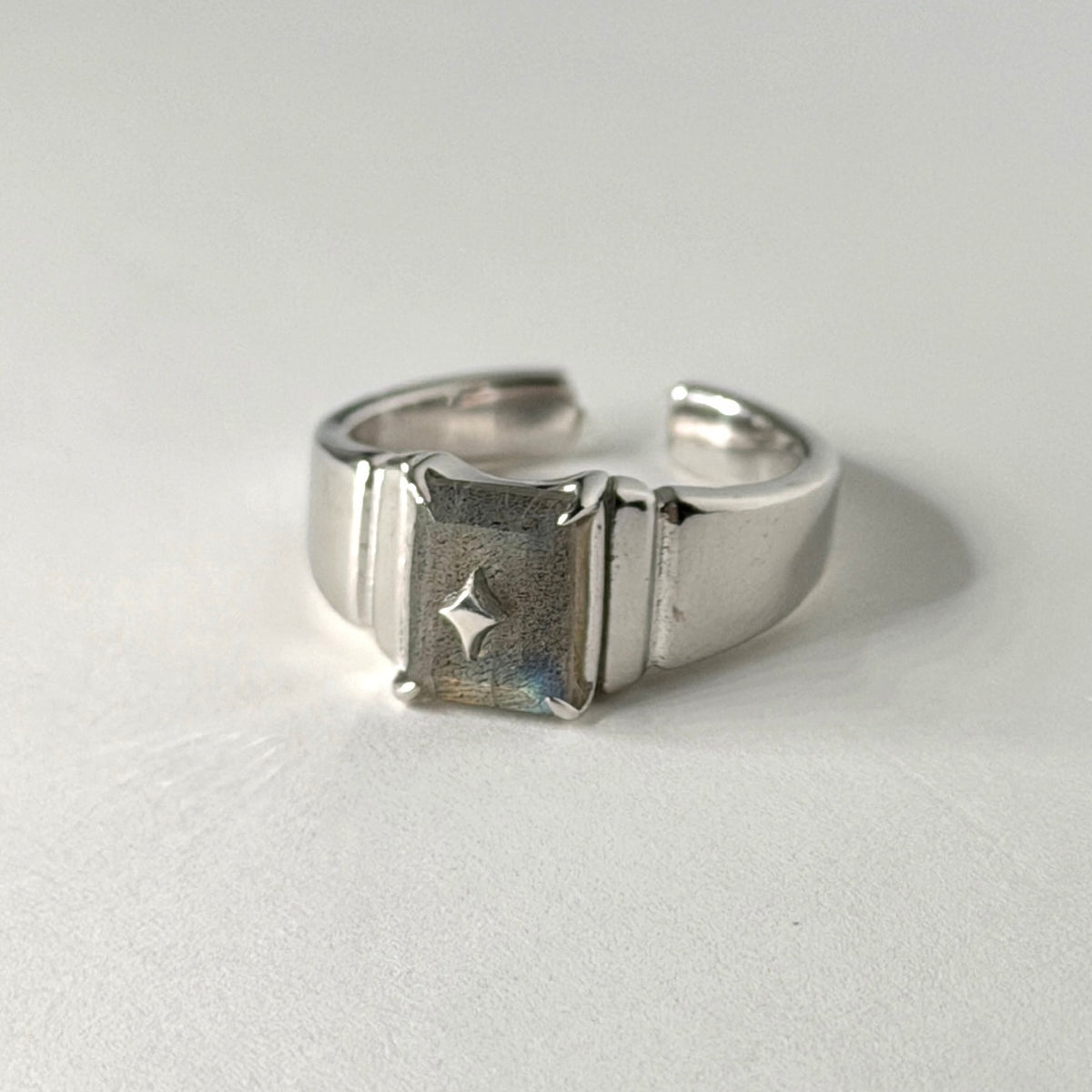 [ labradorite ] telescope silver