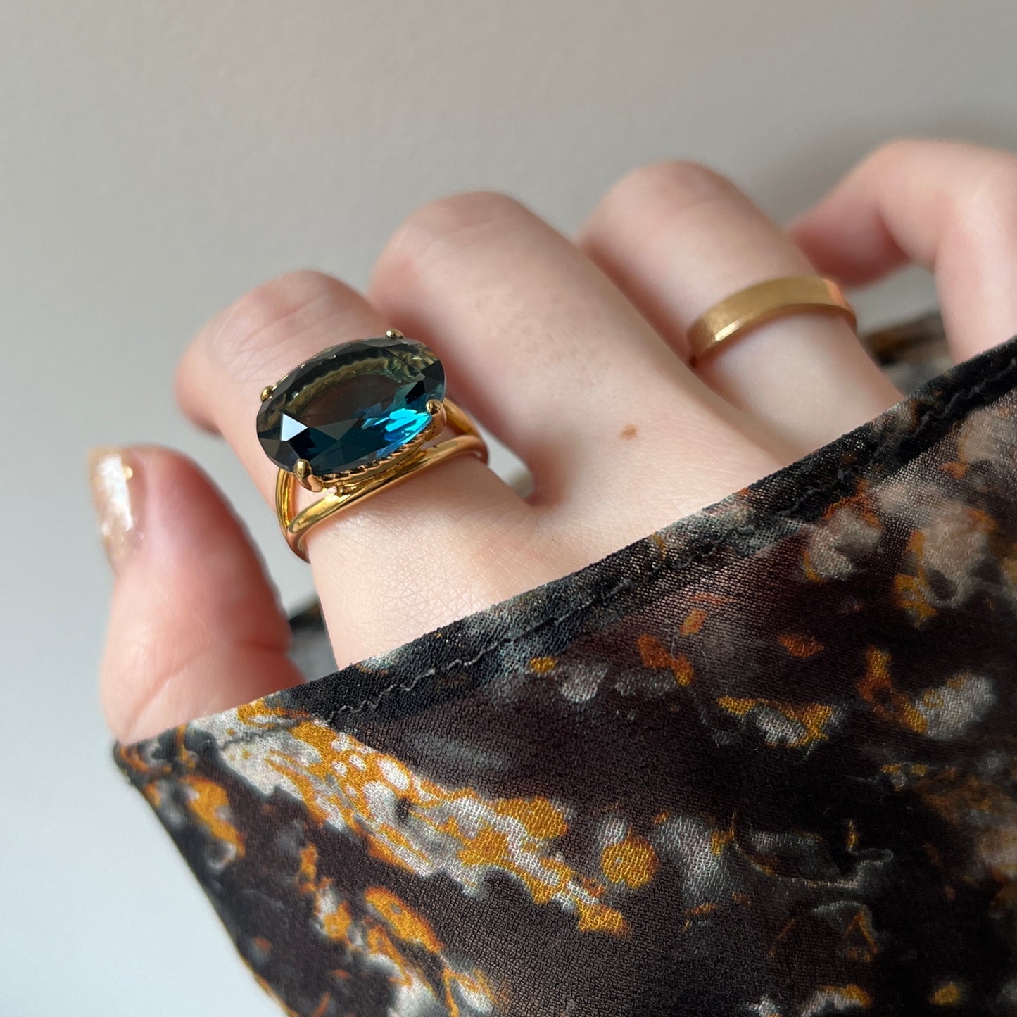 [ marine stone ] reine gold