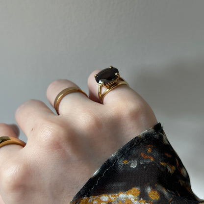 [ moss green glass ] reine -pinky gold