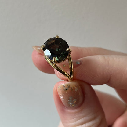 [ moss green glass ] reine -pinky gold