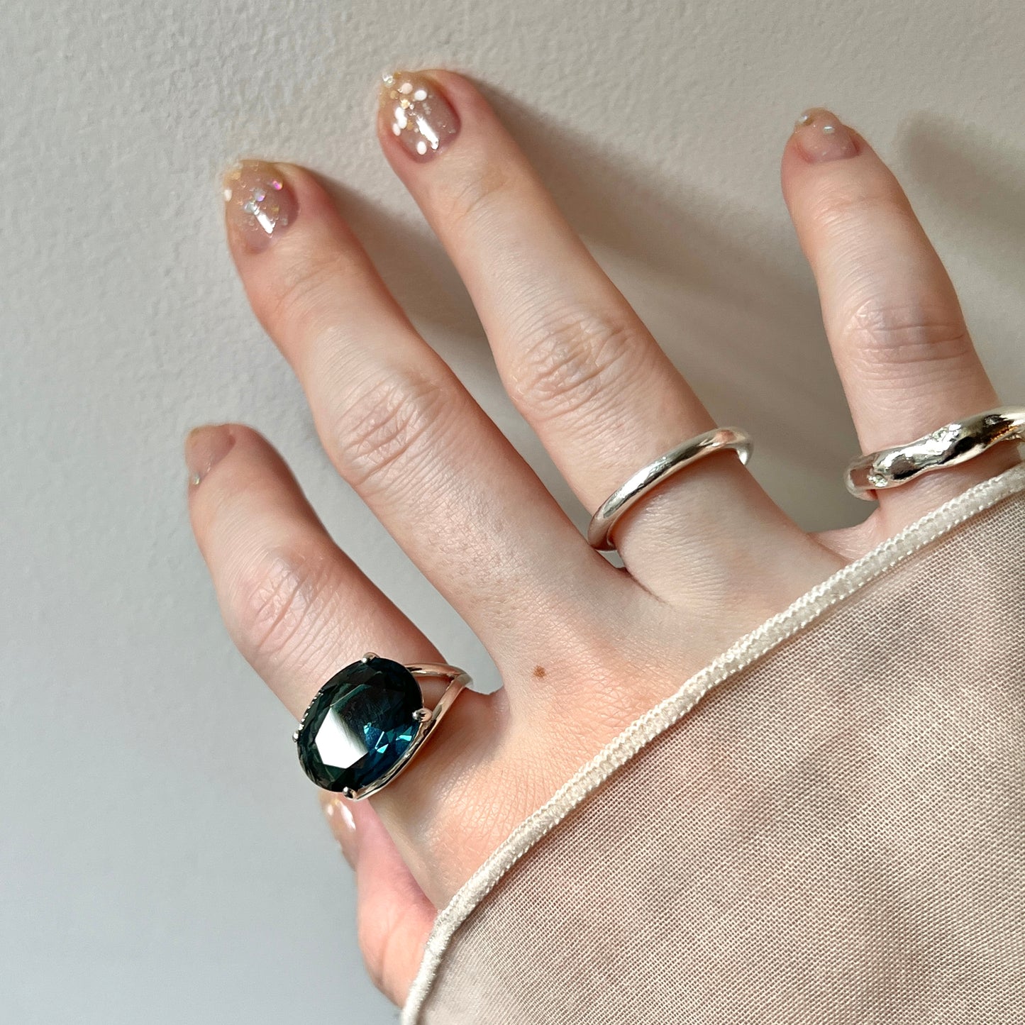 [ marine stone ] reine silver