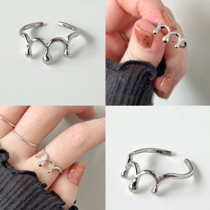 [ silver ] drop [ free size ]