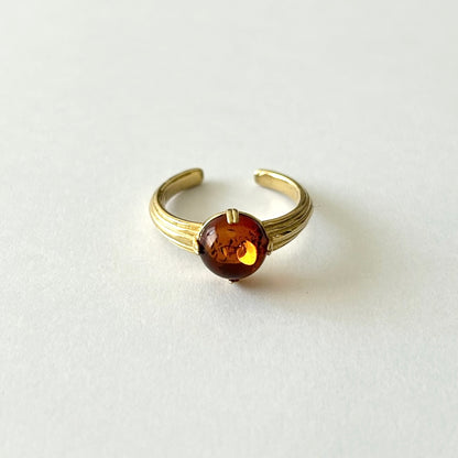 [ amber ] croissant gold -B