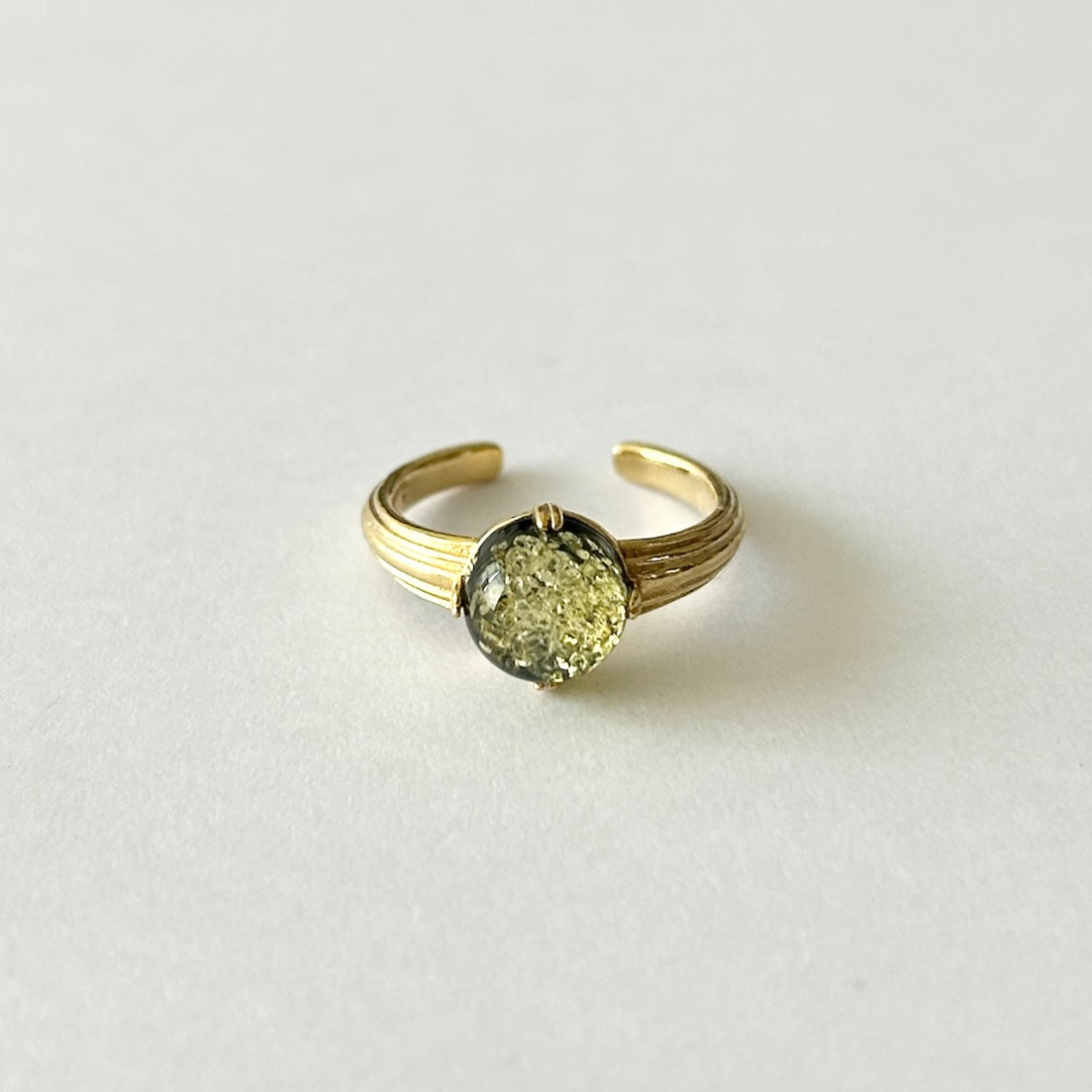 [ black amber ]  croissant gold -C