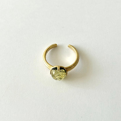 [ black amber ]  croissant gold -C