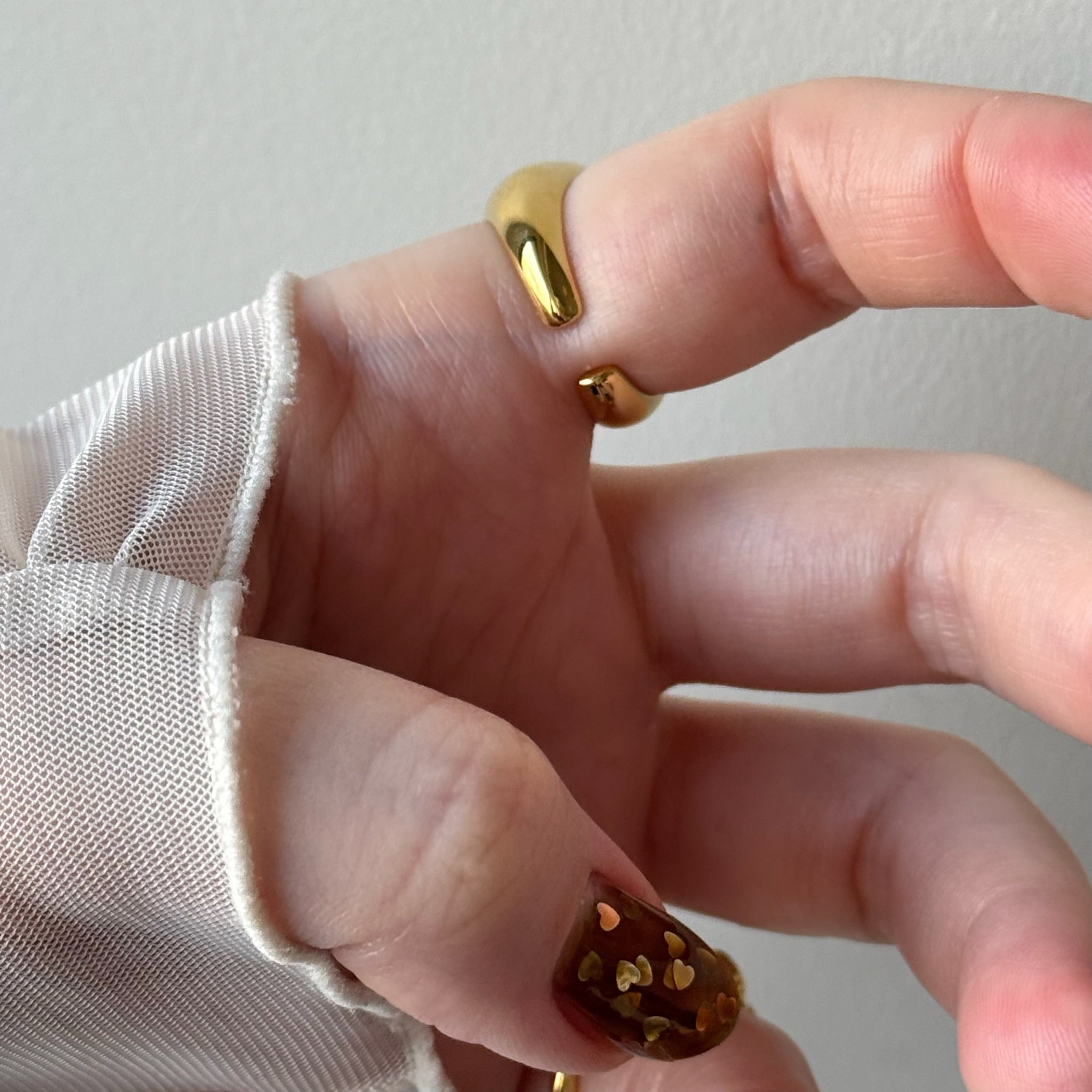 POMUM twinkle ring ゴールド　9号　オニキス gold ] twinkle ring [ free size ] – POMUM&ARTS