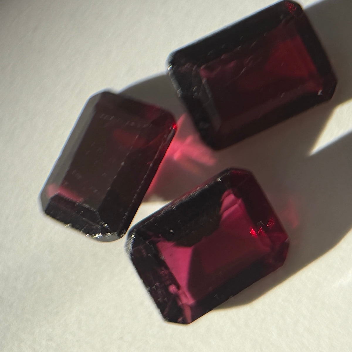 [ mozambique garnet ] telescope silver