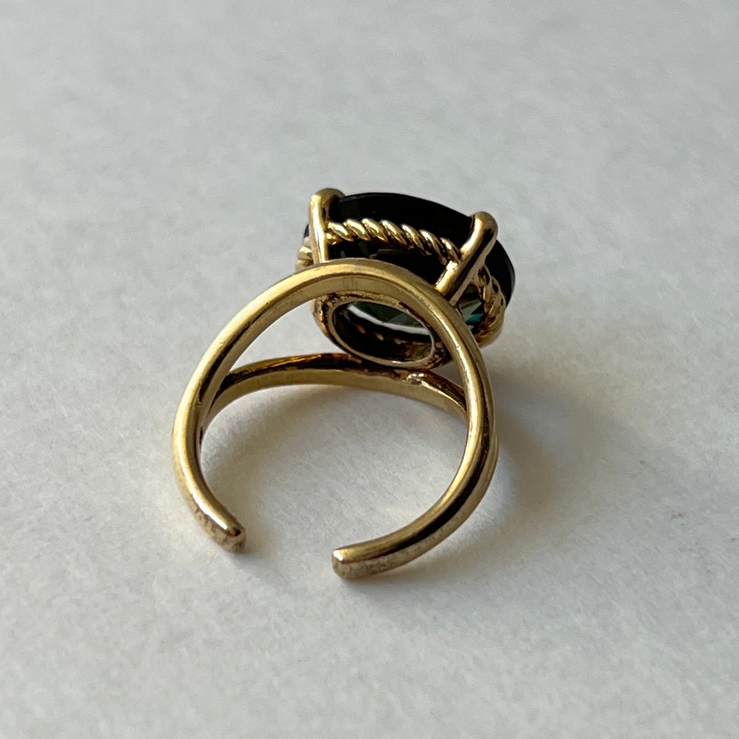 [ moss green glass ] reine -pinky gold