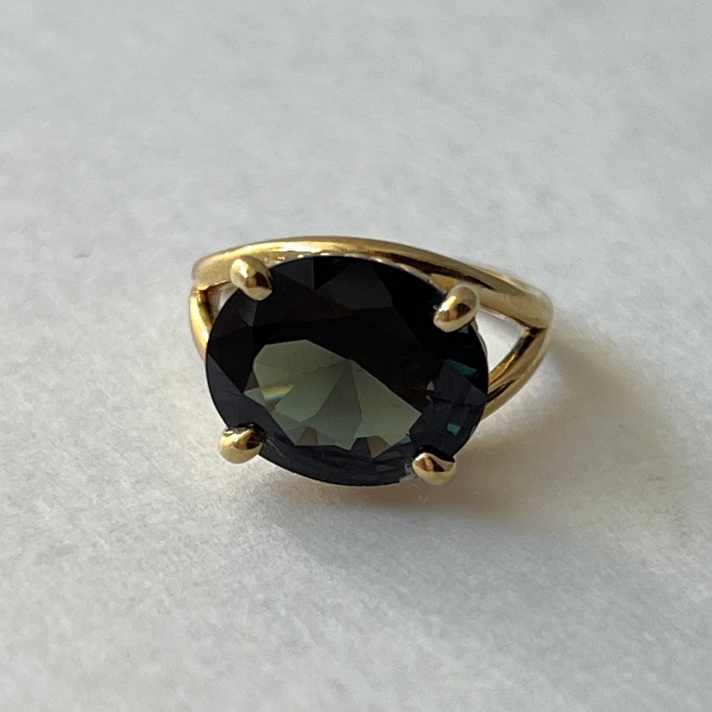 [ moss green glass ] reine -pinky gold