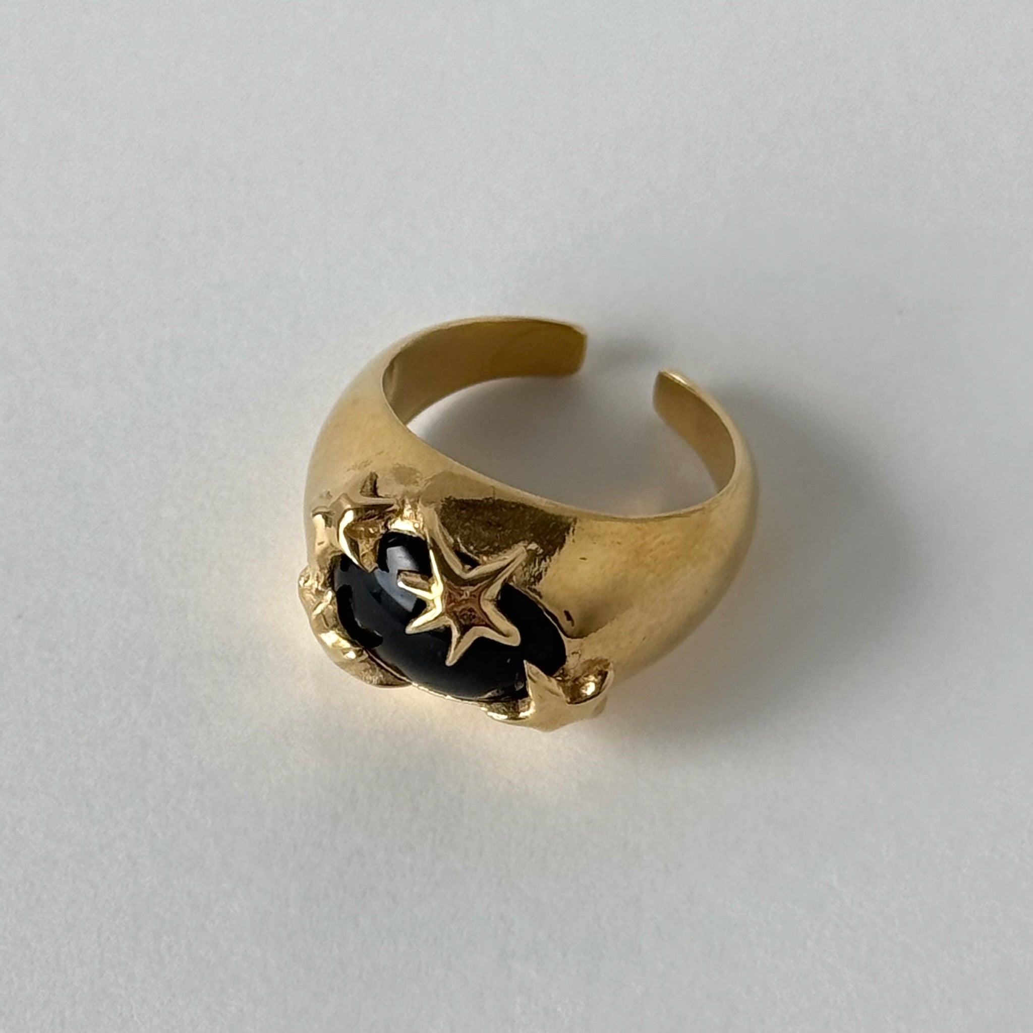 POMUM twinkle ring ゴールド　9号　オニキス onyx ] twinkle ring gold – POMUM&ARTS