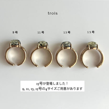 [ moon stone ] trois silver