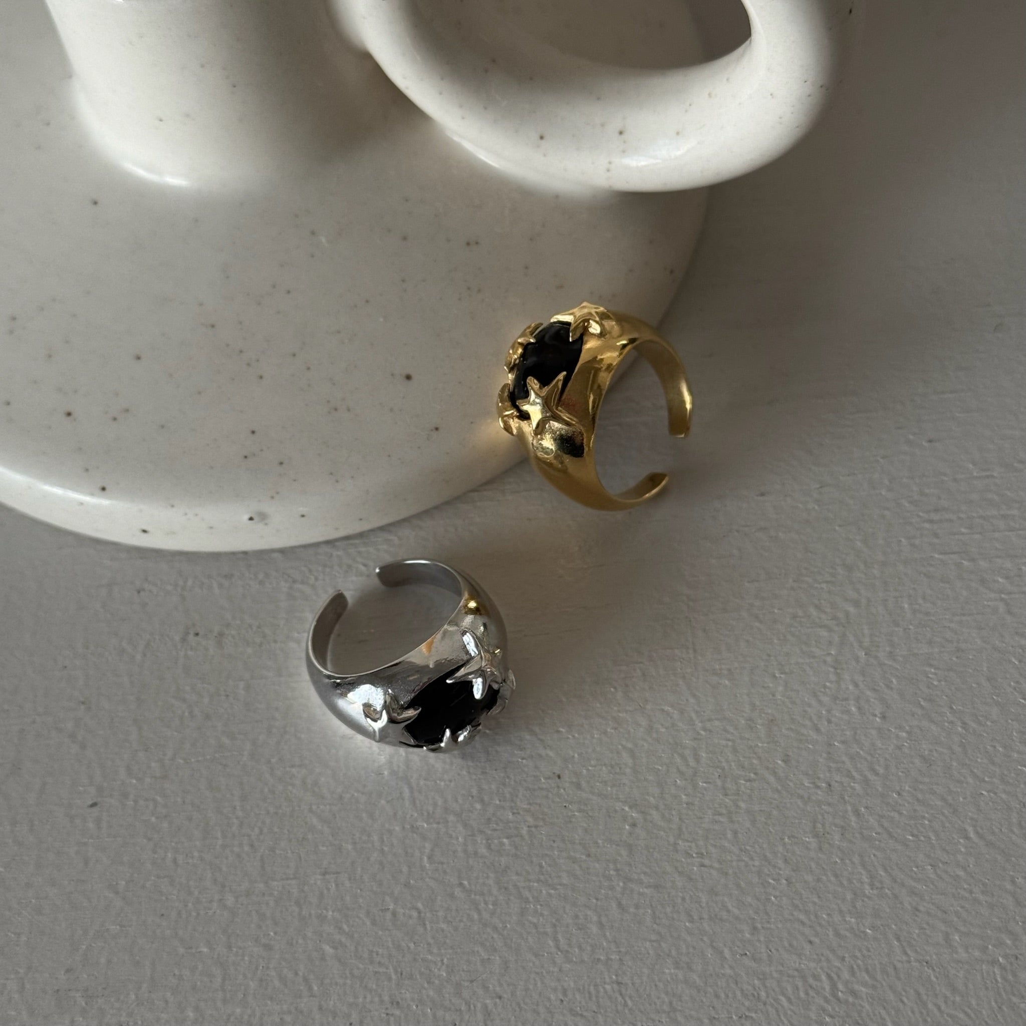silver ] twinkle ring [ free size ] – POMUM&ARTS