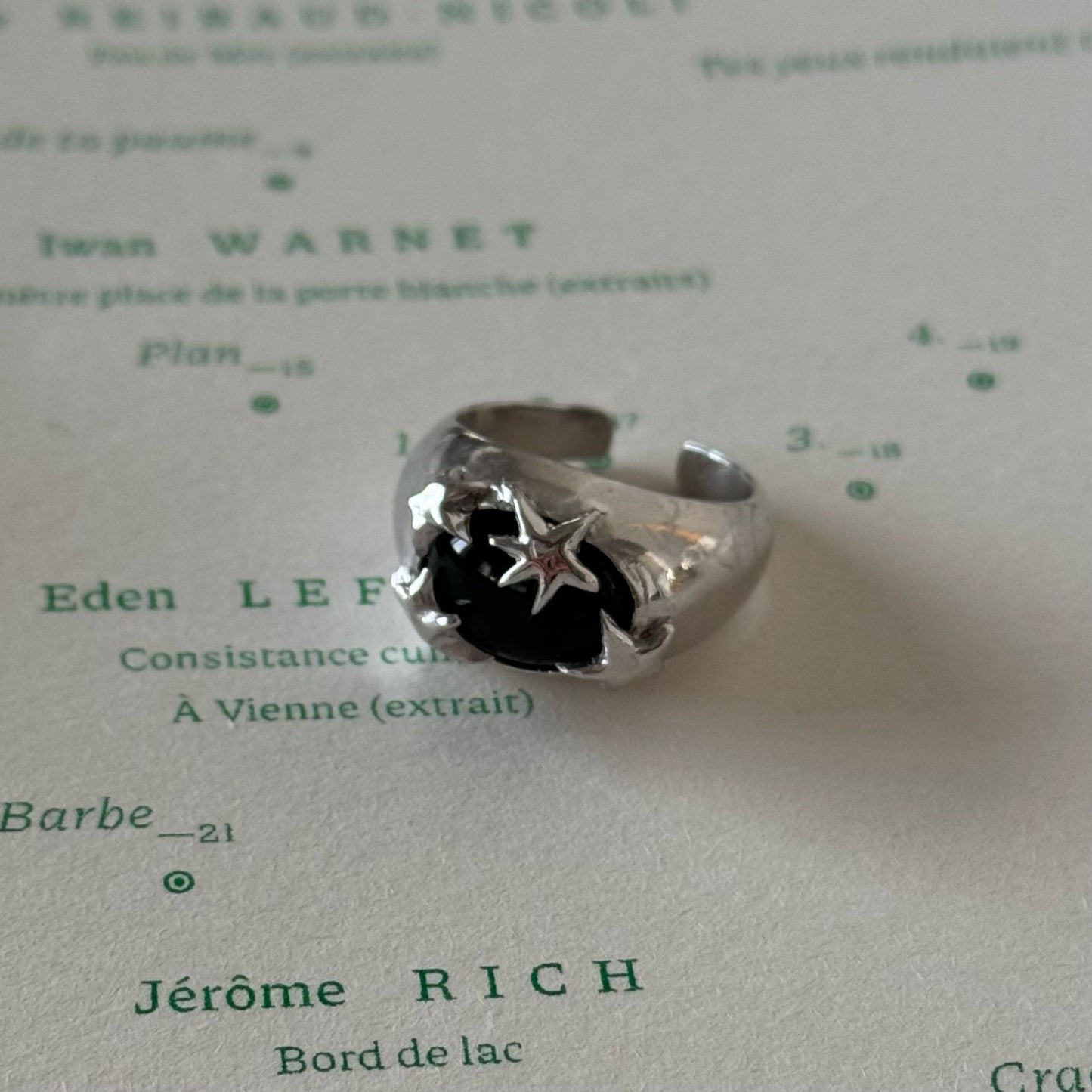 [ silver ] twinkle ring