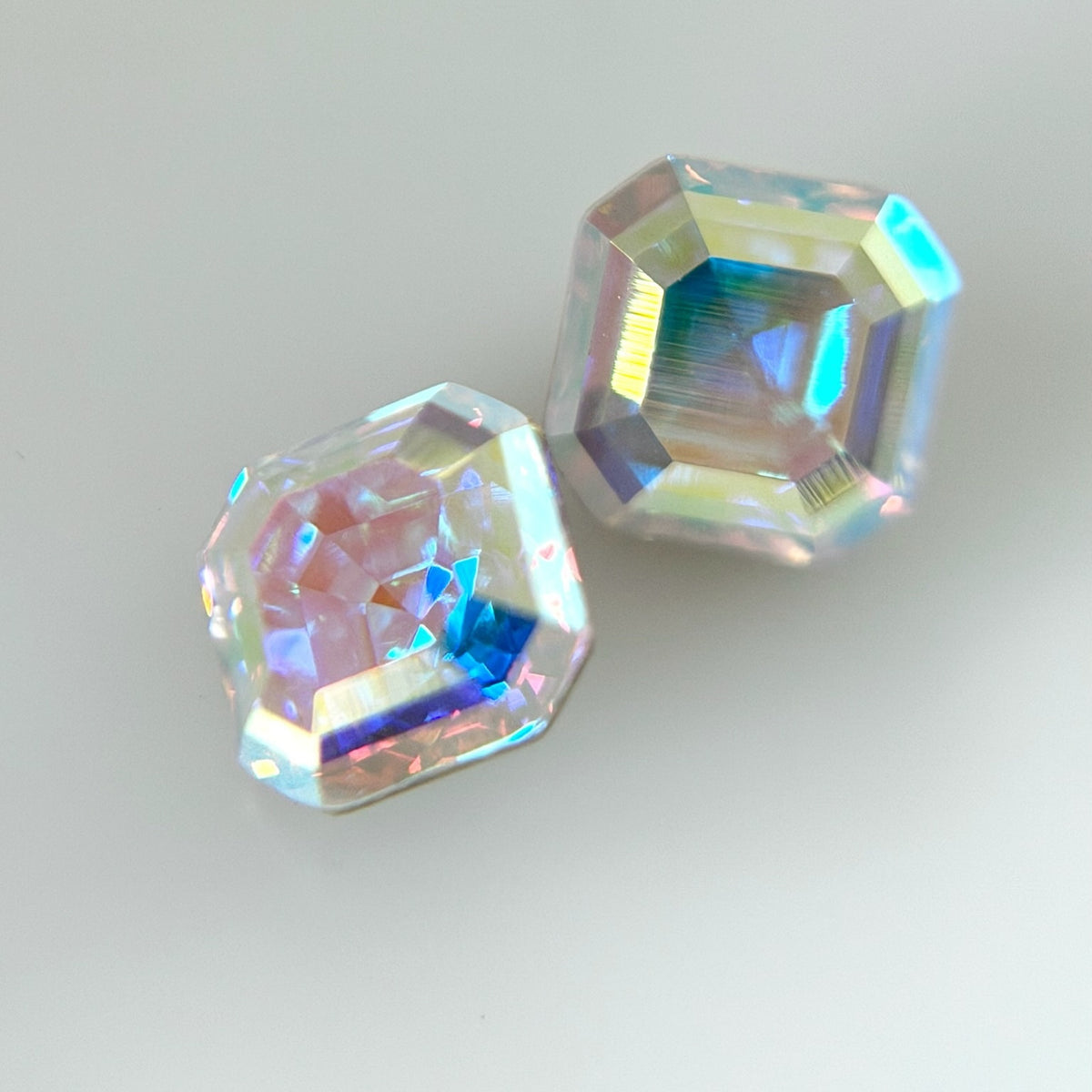 [ aurora crystal ]  melt ring  gold