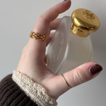 [ moon stone ] lace stone gold