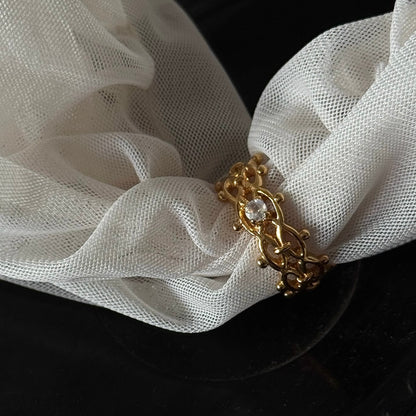 [ moon stone ] lace stone gold