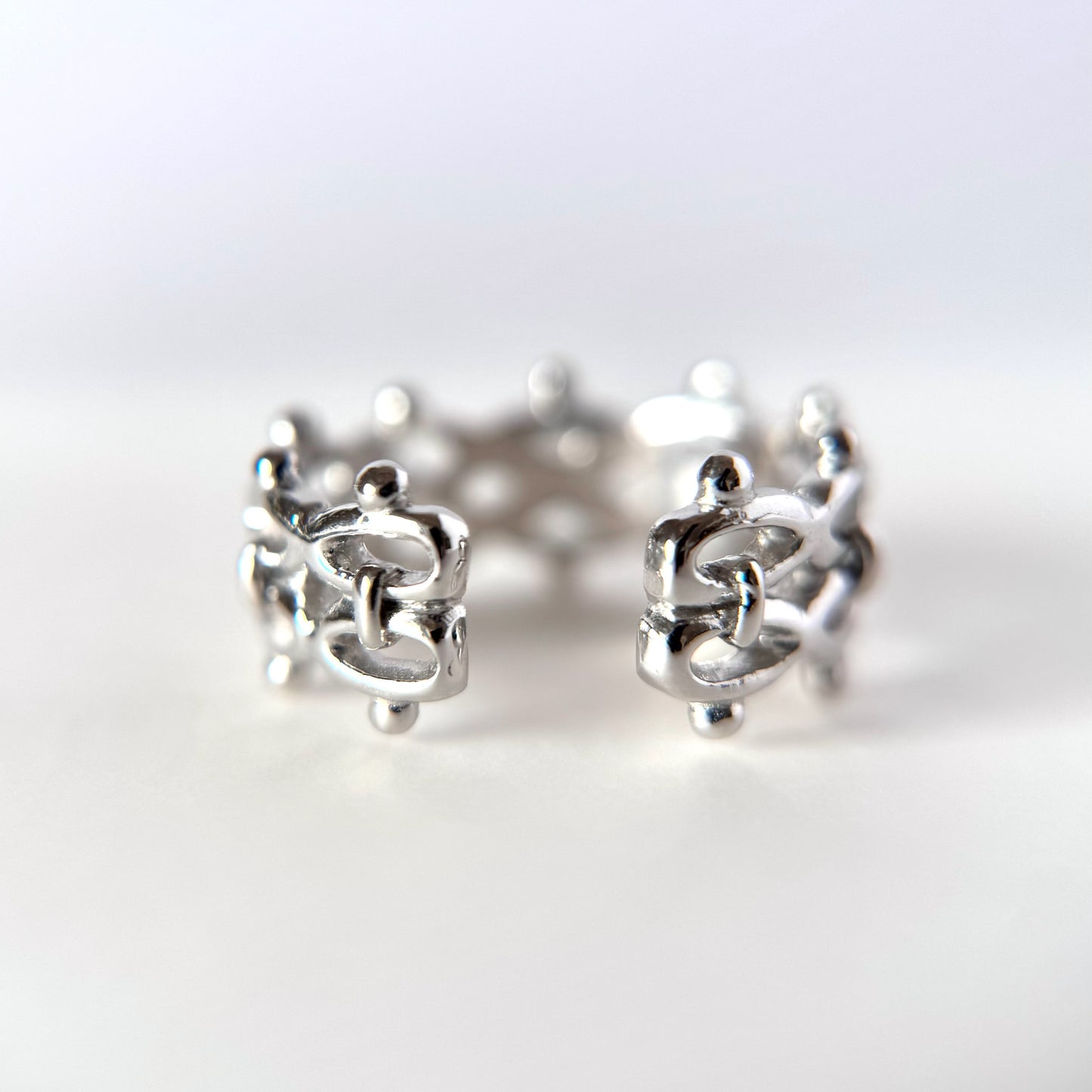 [ moon stone ] lace stone silver