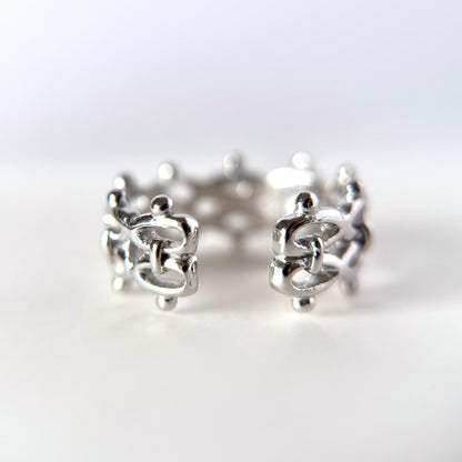 [ moon stone ] lace stone silver