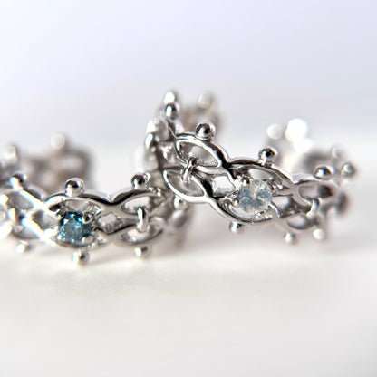 [ moon stone ] lace stone silver