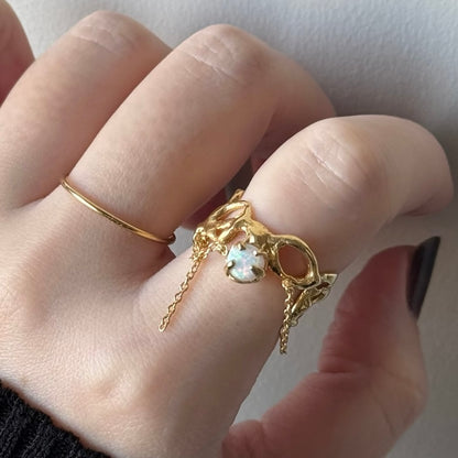 [ synthetic opal ] nuanced mesh gold