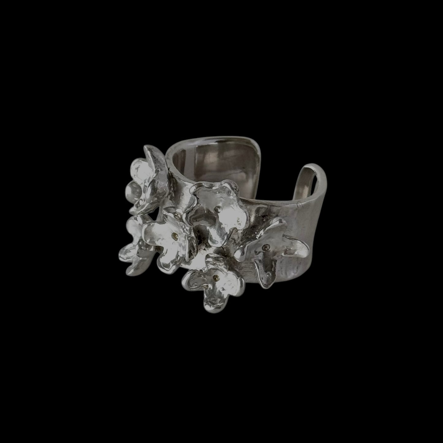 [ silver ] mimosa ring