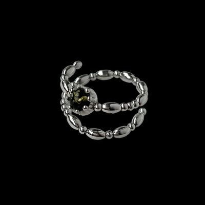 [ black amber ] sirius silver