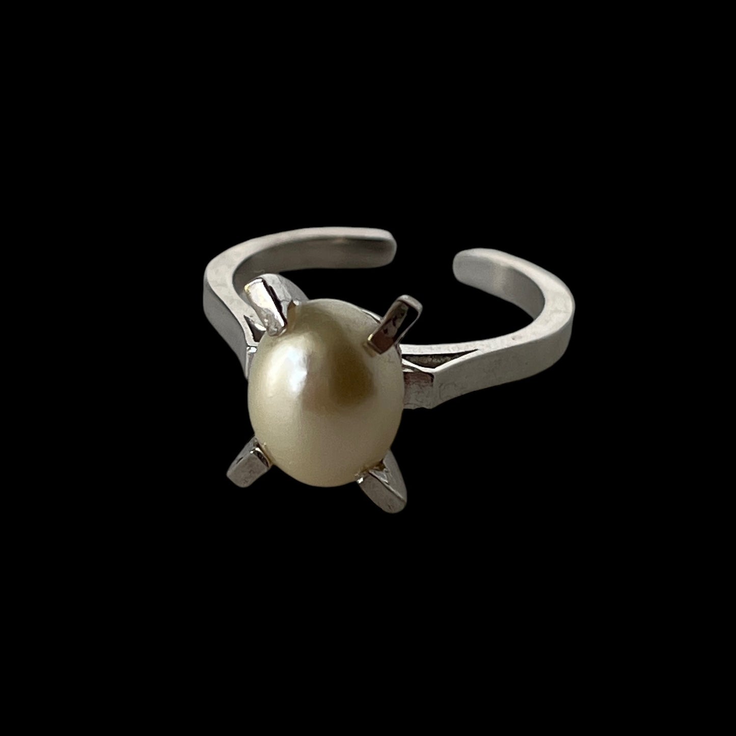 [ vintage pearl ] classic silver [ free size ]