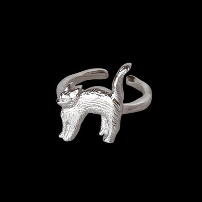 [ silver ] cat pinky [ free size ]