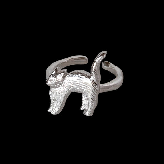 [ silver ] cat pinky [ free size ]
