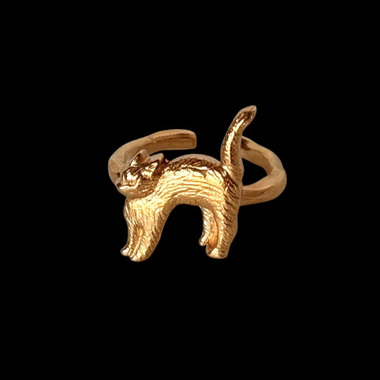 [ gold ] cat pinky [ free size ]