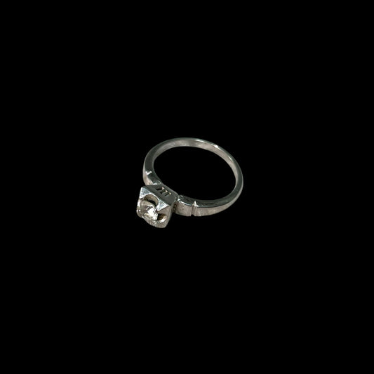 Square diamond style ring