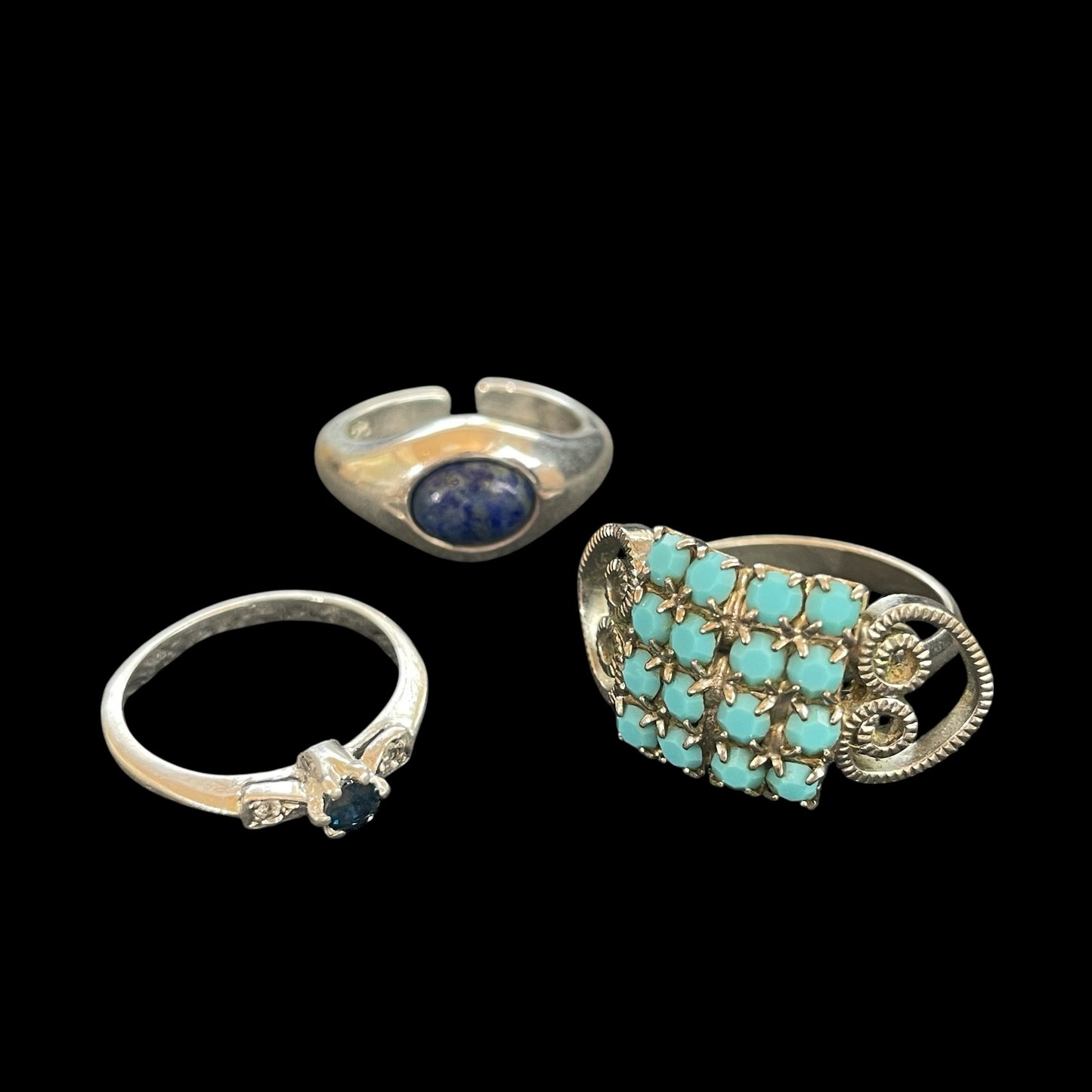 Blue ring set [ 3 set ]